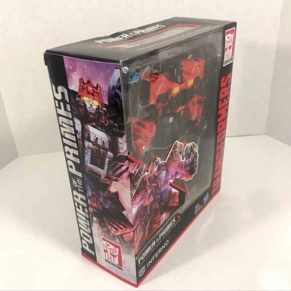 Transformers Hasbro Power of the Primes Voyagers Class Inferno! - Picture 2 of 3